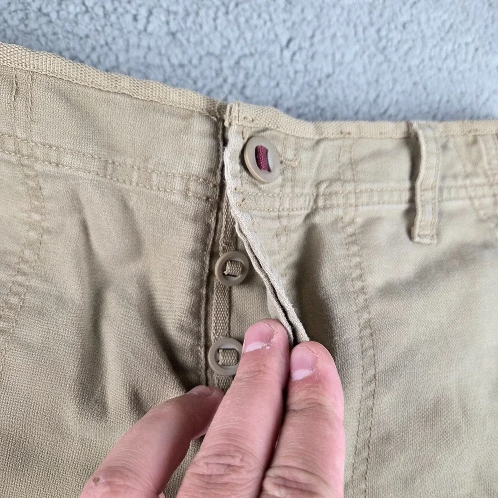 Y2K Abercrombie & Fitch Pants Women's 10 Bootcut Trouser Button Fly Cargo Skater